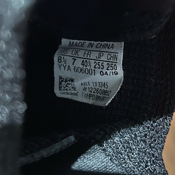 ADIDAS Women's Ultra Boost 19 Triple Black│Size US 8.5 - Picture 12 of 12